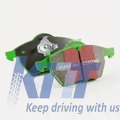 Plăcuțe de frână sport EBC Greenstuff axa spate DP21156 potrivite pentru Ford Mustang IV 94-04