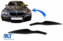 Pleoape Faruri compatibil cu BMW Seria 3 E90 E91 (2004-2012)-image-6072683
