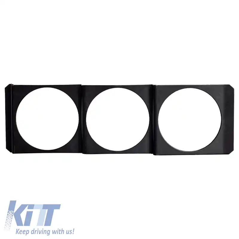Pod de manometre triplu (3 x 52mm) pentru radio de tablă 1 Din PST-3 Prosport-image-6300859