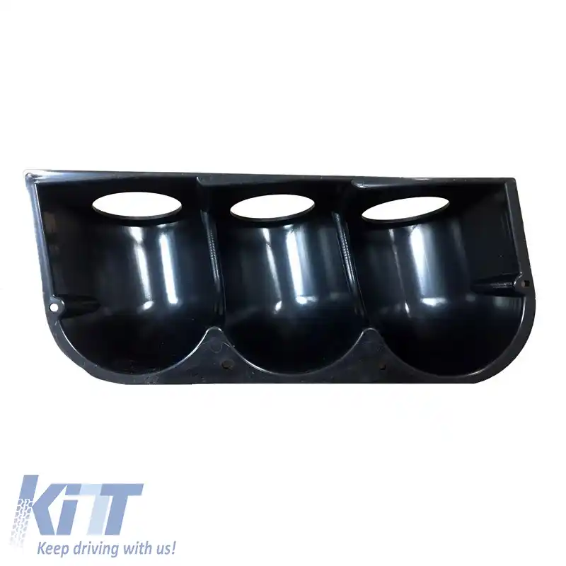 Pod pentru manometre pe tabloul de bord Triplu (3 x 52mm) Negru Auto Gauge-image-6300918
