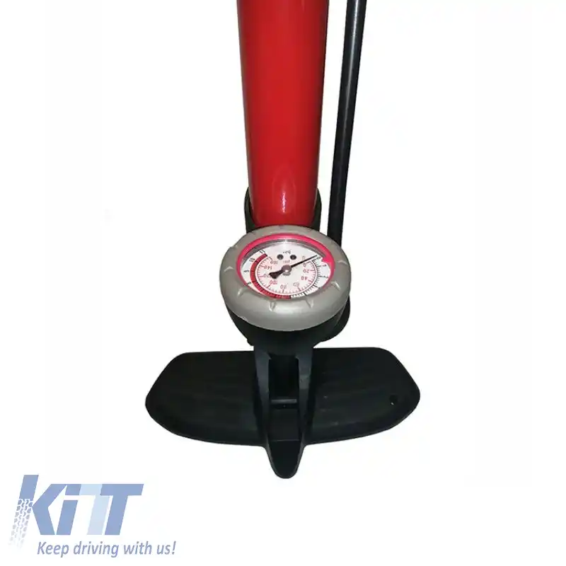 Pompă manuală metalică cu manometru de presiune 5Bar 170psi-image-6311331