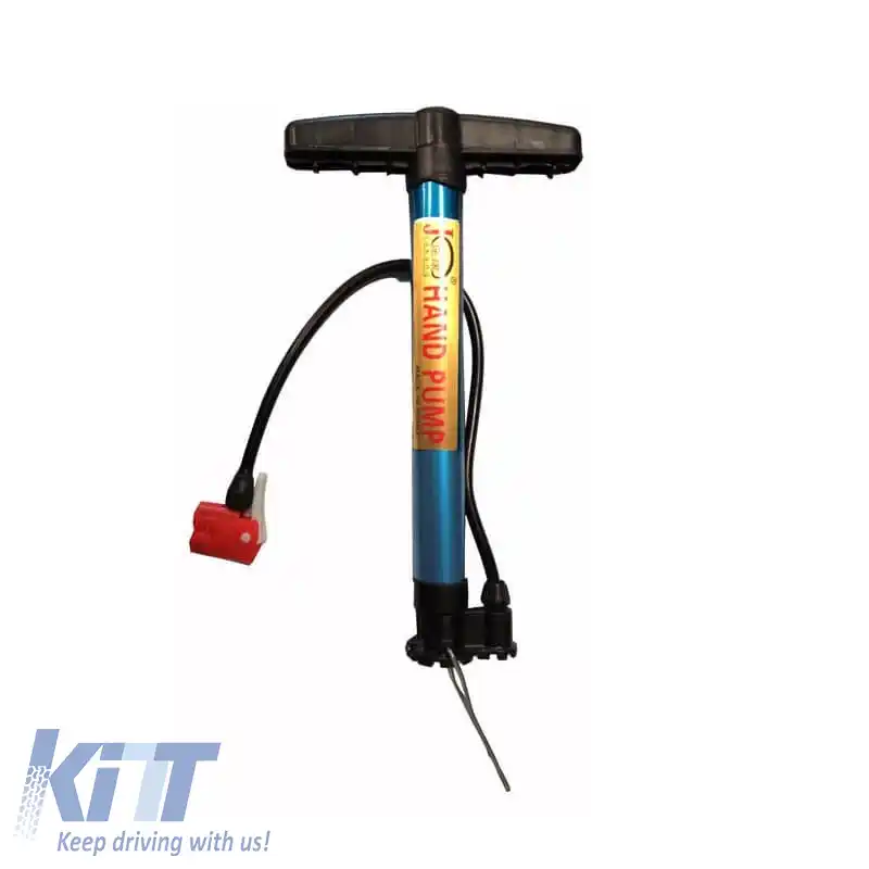 Pompă manuală potrivită pentru bicicletă și mașină din aluminiu în culori variate-image-6294711