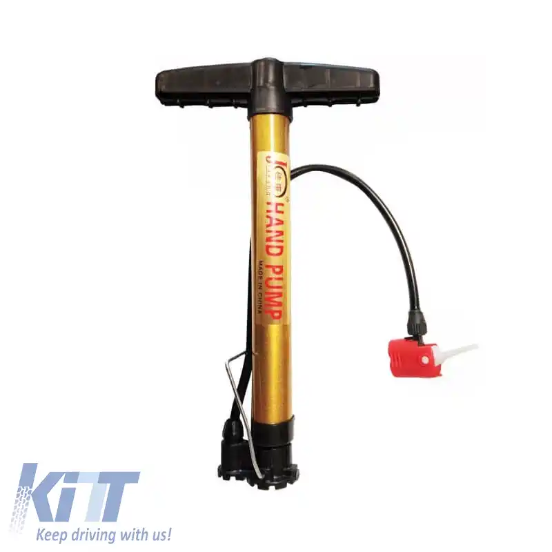 Pompă manuală potrivită pentru bicicletă și mașină din aluminiu în culori variate-image-6294713