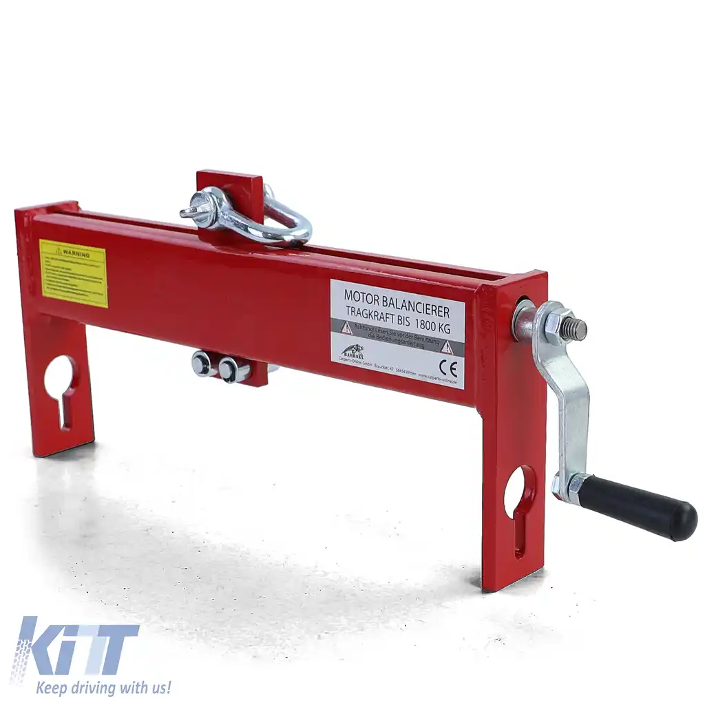 Poziționer profesional de balansare a motorului de 1800kg pentru macara de atelier roșie-image-6195678