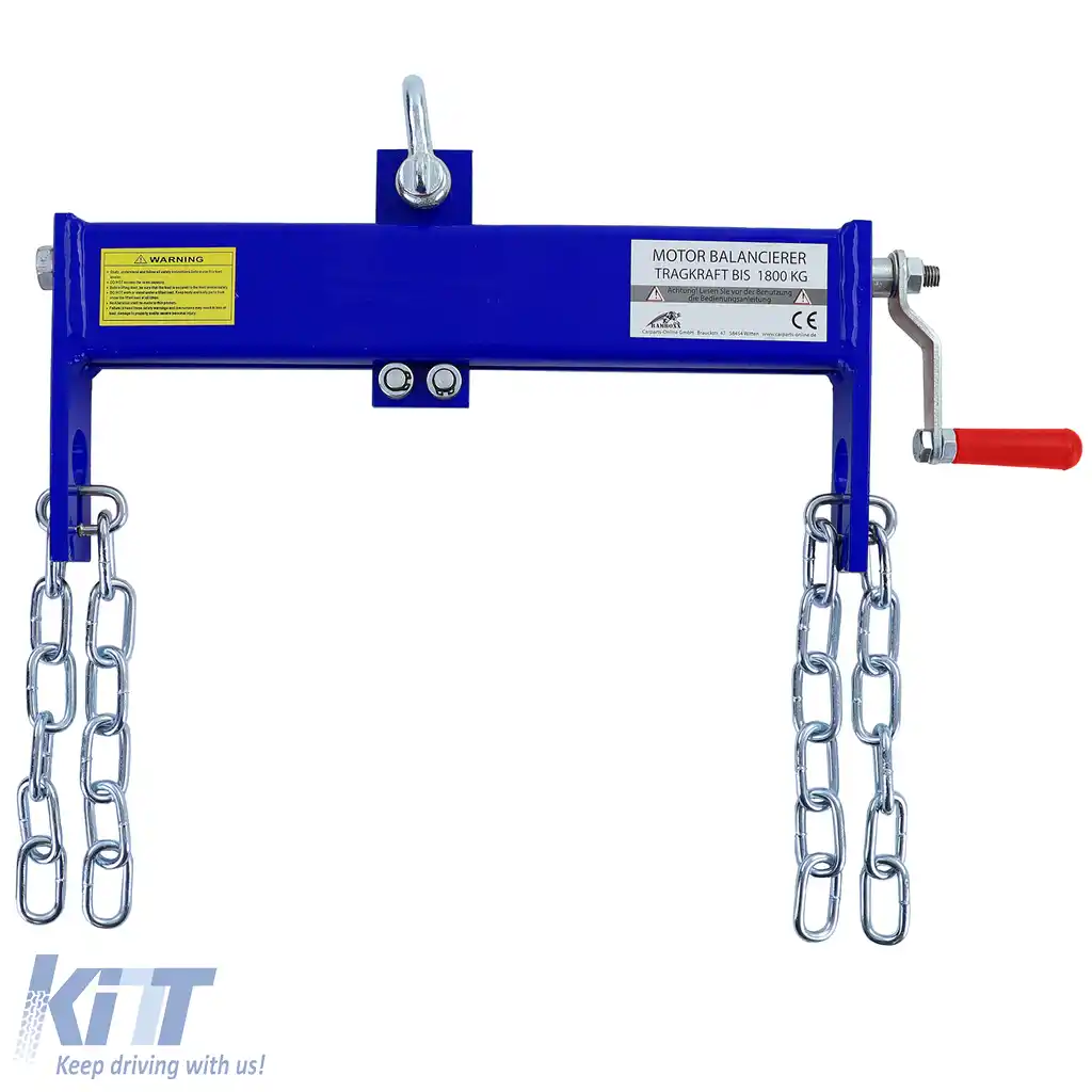 Poziționer profesional pentru balansarea motorului de 1800kg, pentru macara de atelier, albastru-image-6197538