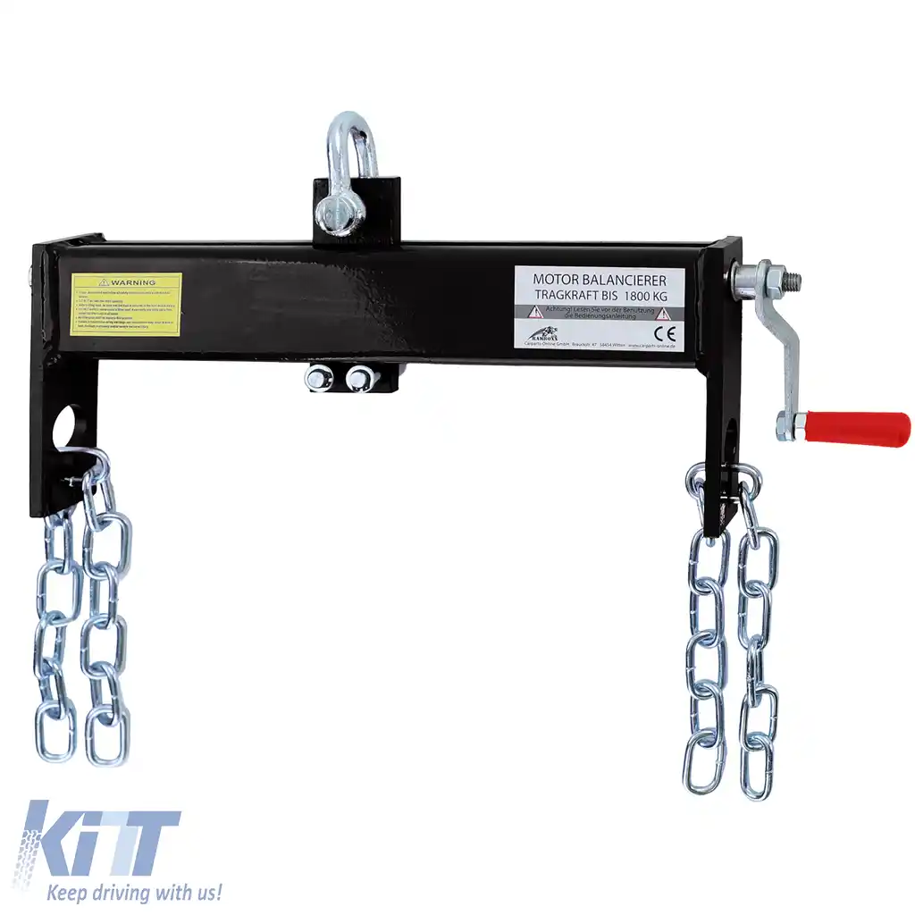 image-77-Poziționer profesional pentru balansarea motorului de 1800kg pentru macara de atelier Negru