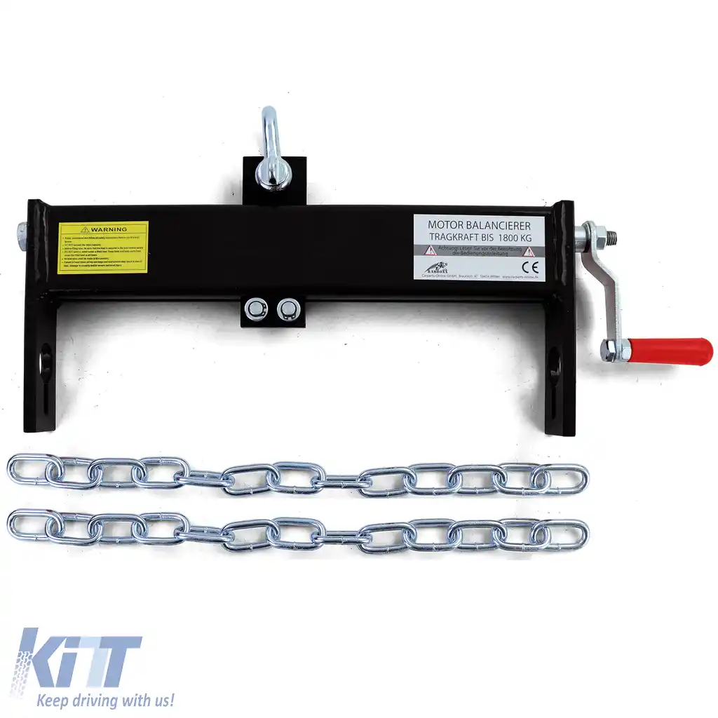 Poziționer profesional pentru balansarea motorului de 1800kg pentru macara de atelier Negru-image-6199924