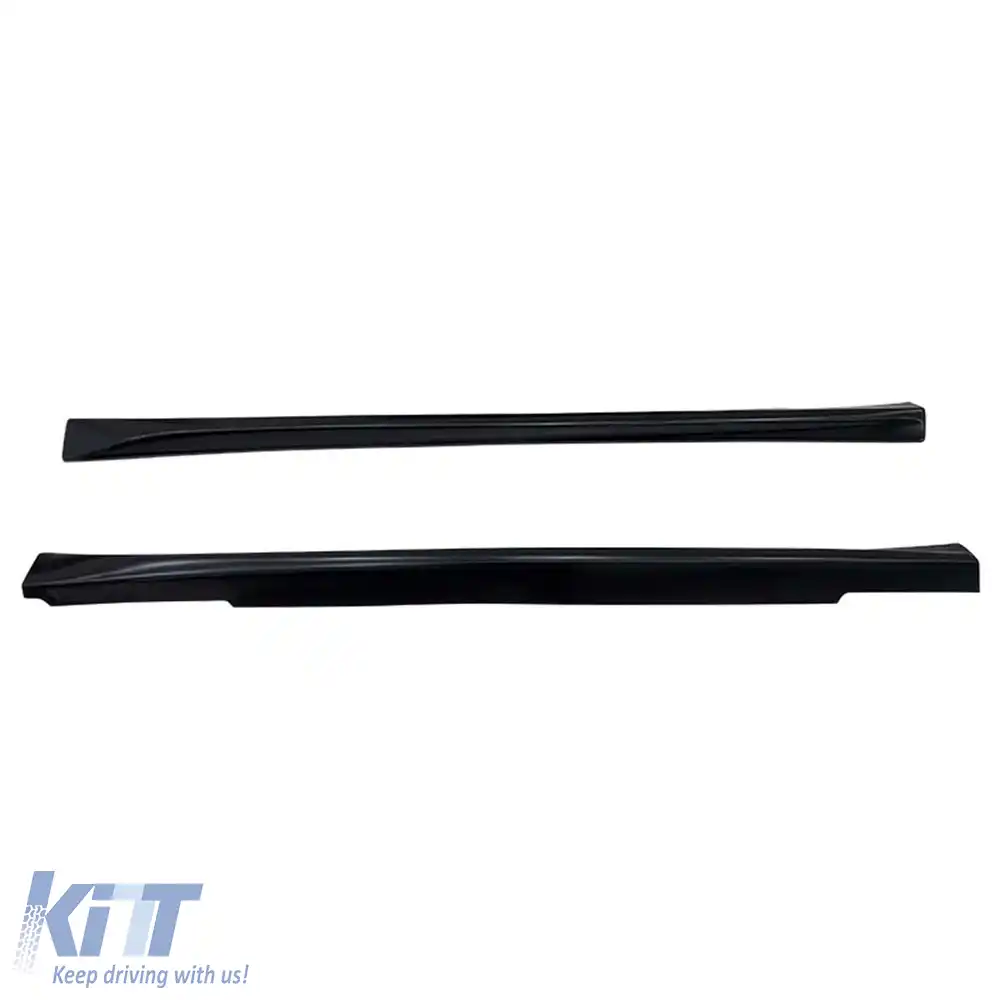 image-23-Praguri laterale Aero pentru Polo Mk6 cu suprafață brută din plastic vidat / 2018 -