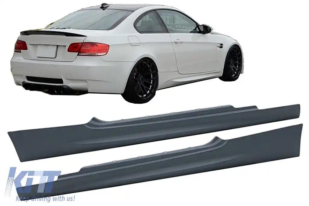 Praguri Laterale compatibil cu BMW Seria 3 E92 E93 (2005-2014) Coupe Cabrio M-Technik Design-image-6095788