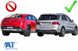 Praguri Laterale compatibil cu Mercedes ML (2011-2014) Mercedes GLE W166 (2015-2018)-image-5993352