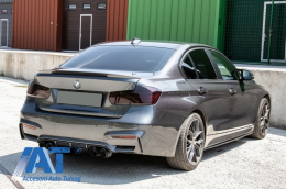 Praguri Laterale cu Extensii Add-on Lip compatibil cu BMW Seria 3 F30 F31 (2011-2018) M3 Design-image-6063880