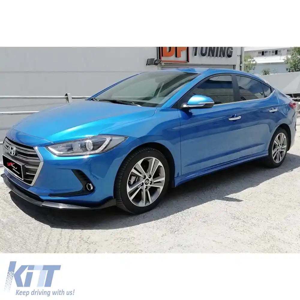image-61-Praguri laterale Elantra Sport cu suprafață brută din plastic vidat / 2015-2020