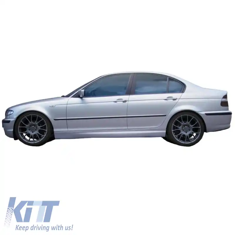 Praguri laterale potrivite pentru BMW 3 E46 99-06 Coupe, Cabrio, Sedan, Touring M3 Look din plastic ABS 2 buc-image-6299246