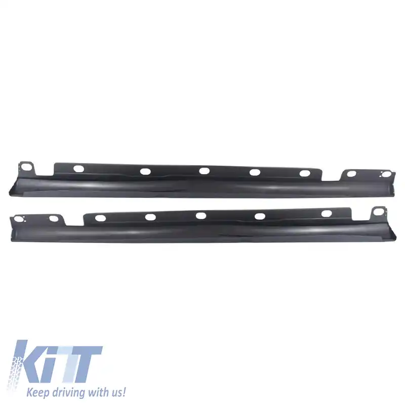 Praguri laterale potrivite pentru Mercedes-Benz S-Class W221 06-13 A Design S65 Look Lung din plastic ABS 2 buc.-image-6294509