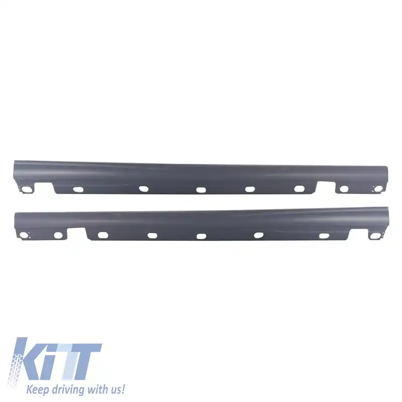 Praguri laterale potrivite pentru Mercedes-Benz S-Class W221 06-13 A Design S65 Look Lung din plastic ABS 2 buc.-image-6294512