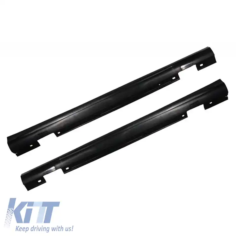 Praguri laterale potrivite pentru Mercedes-Benz A-Class W176 12-18 A Design A45 Look din plastic ABS 2 buc.-image-6294587