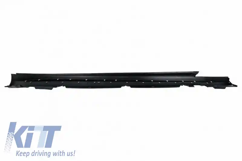 Praguri laterale potrivite pentru Mercedes-Benz C-Class W205 14-21 A Design C63s Facelift Look din plastic ABS 2 buc.-image-6324538