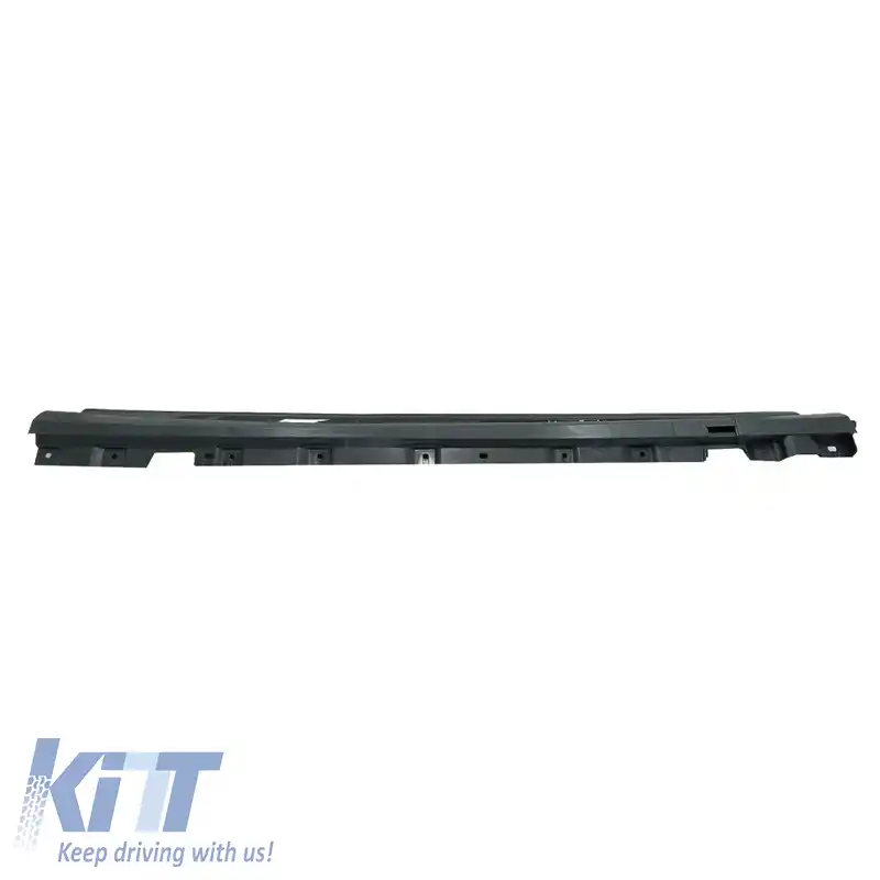 Praguri laterale potrivite pentru Mercedes S-Class W222 13-17 Facelift Versiune lungă Negru cu detalii negre Pachet Night A Design 63 Look 2 buc.-image-6320616
