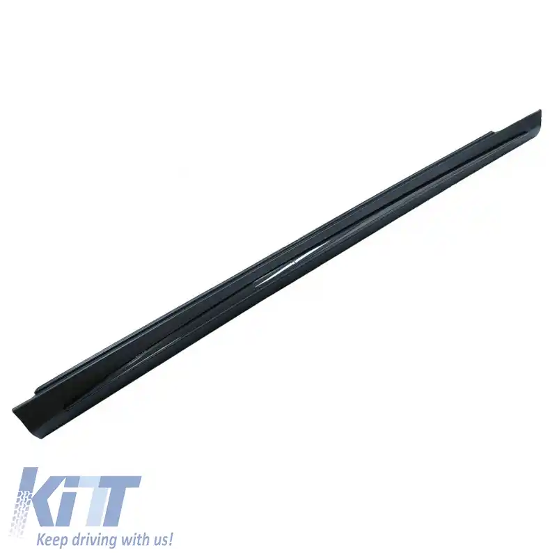 Praguri laterale potrivite pentru Mercedes S-Class W222 13-17 Facelift Versiune lungă Negru cu detalii negre Pachet Night Design A Aspect 63 2 buc-image-6321433
