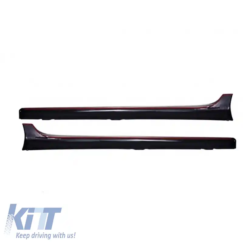 Praguri laterale potrivite pentru VW Golf V (5) 03-08 GTI/R32 Look din plastic ABS 2 buc-image-6299190