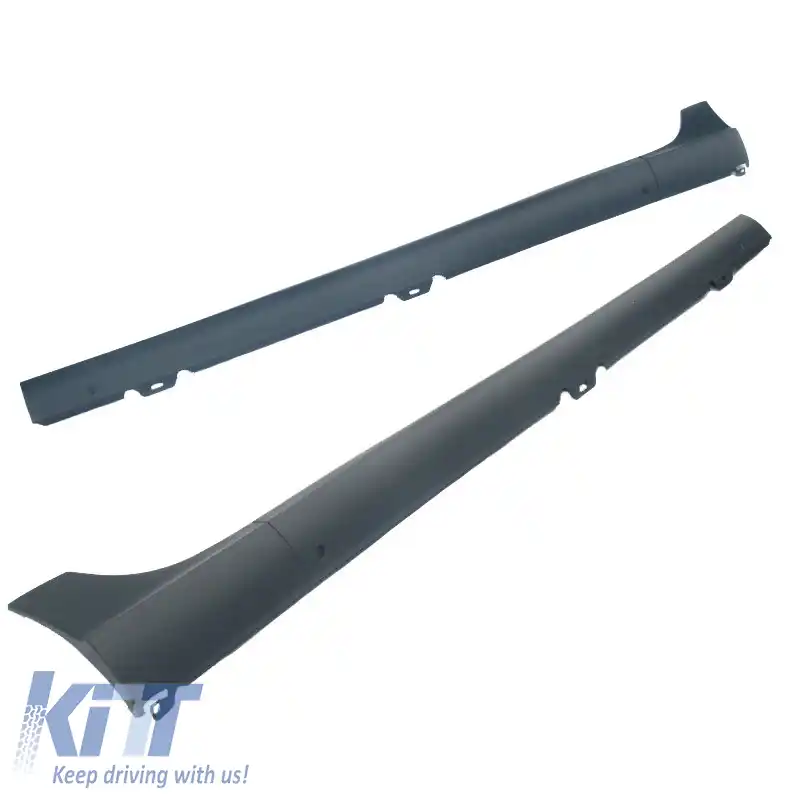 Praguri laterale potrivite pentru VW Golf V (5) 03-08 GTI/R32 Look din plastic ABS 2 buc cu baze din plastic-image-6325558