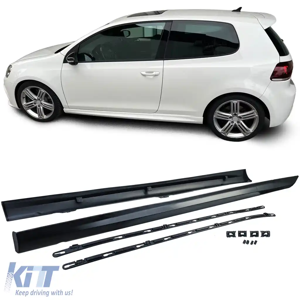 Praguri laterale Sport R versiune potrivite pentru VW Golf 6 2008-2013