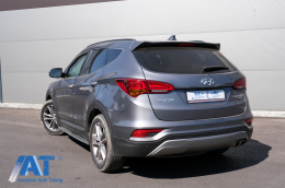 Praguri Laterale Trepte Laterale Metal compatibil cu Hyundai Santa Fe (2014-up)-image-6071392