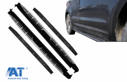 Praguri Laterale Trepte Laterale Metal compatibil cu Hyundai Santa Fe (2014-up)-image-6073003