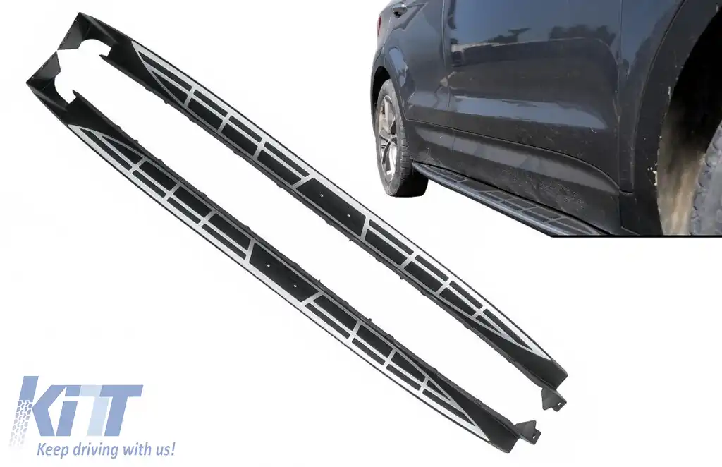 Praguri Laterale Trepte Laterale Metal compatibil cu Hyundai Santa Fe (2014-up)-image-6112911