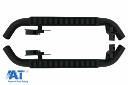 Praguri trepte Laterale 90 compatibile cu Land ROVER Defender (1990-2016) Black Edition-image-6067703