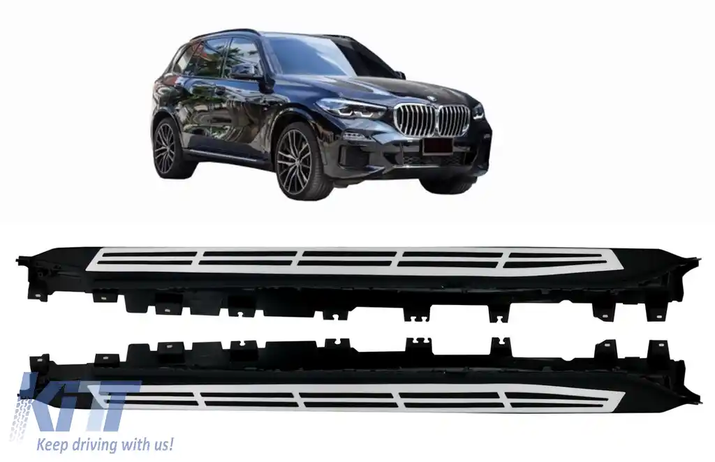 Praguri Trepte Laterale compatibil cu BMW X5 G05 (2018 -up)-image-6056663