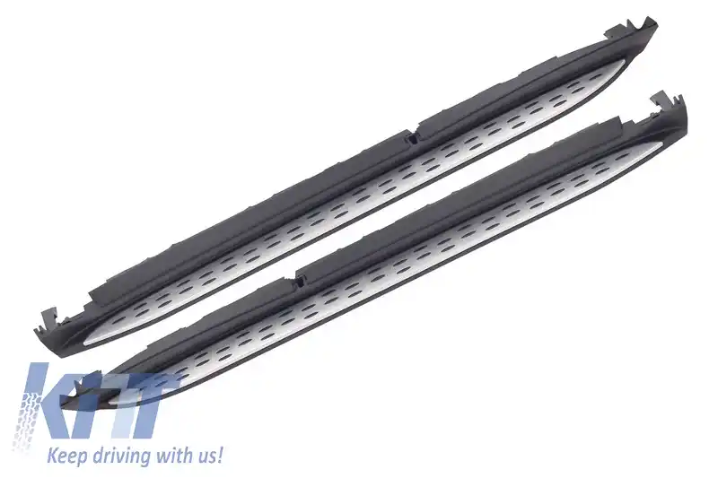 Praguri Trepte Laterale compatibil cu Mercedes GL-Class X166 (2012-2015) GLS-Class Facelift (2016-2018)