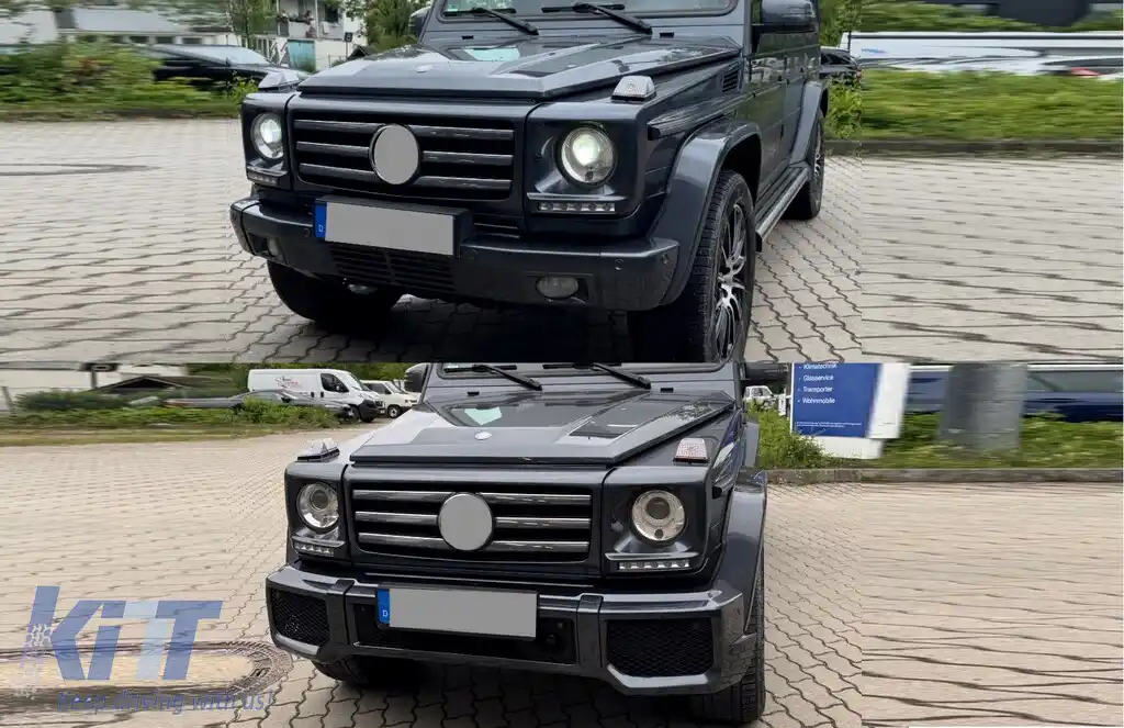 Praguri Trepte Laterale compatibil cu Mercedes G-Class W463 (1989-2018)-image-6299322
