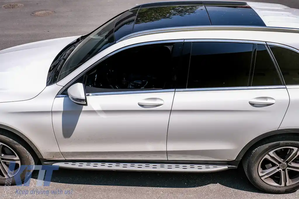 Praguri trepte laterale compatibil cu Mercedes GLC-CLASS X253 (2015-2022) GLC Coupe C253 (2016-2022)-image-6093447