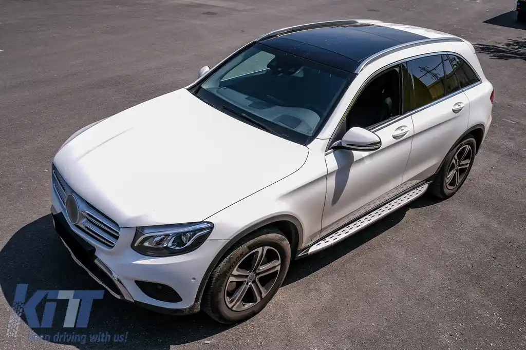 Praguri trepte laterale compatibil cu Mercedes GLC-CLASS X253 (2015-2022) GLC Coupe C253 (2016-2022)-image-6093450