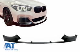 Prelungire Bara Fata compatibil cu BMW 1 Series F20 F21 LCI (2015-2019) Hatchback M Sport Negru Lucios-image-6085321