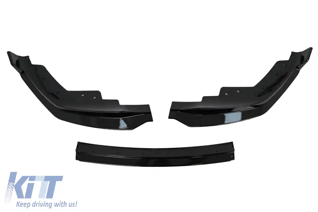 Prelungire Bara Fata compatibil cu BMW Seria 3 G20 Sedan G21 Touring (2018-2022) M Sport Negru Lucios-image-6100937