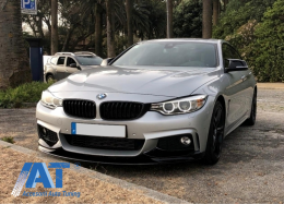 Prelungire Bara Fata compatibil cu BMW Seria 4 F32 F33 F36 (2013-03.2019) M Design Negru Lucios-image-6060825
