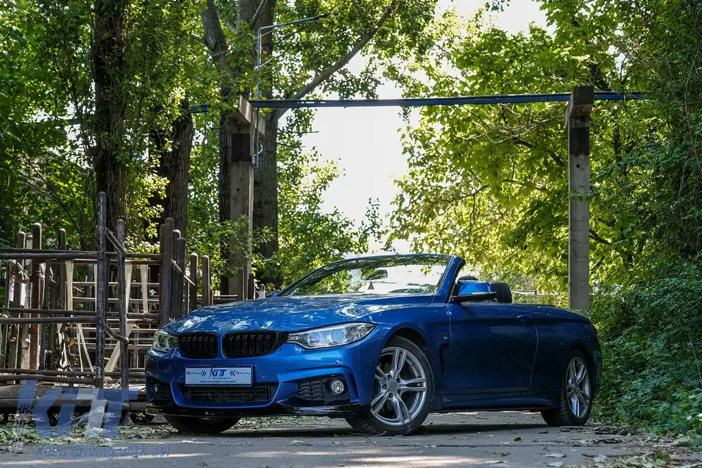 Prelungire Bara Fata compatibil cu BMW Seria 4 F32 F33 F36 (2013-03.2019) M Design Negru Lucios-image-6094374