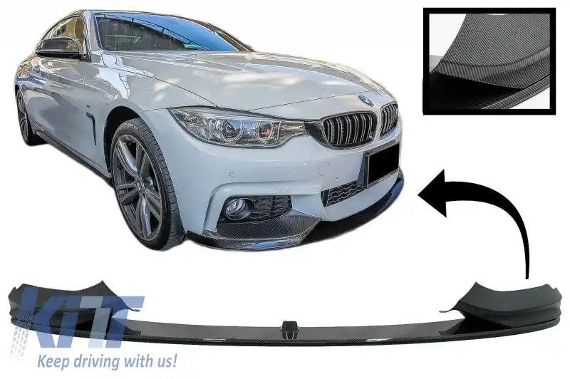 Prelungire Bara Fata compatibil cu BMW Seria 4 F32 F33 F36 (2013-03.2019) M-Performance Carbon Film Coating