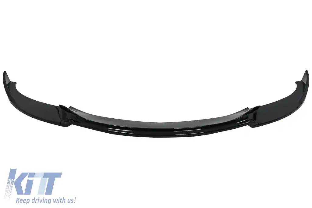 Prelungire Bara Fata compatibil cu BMW Seria 5 E60 E61 Bara M5 OE (2003-2010) Negru Lucios-image-6083781