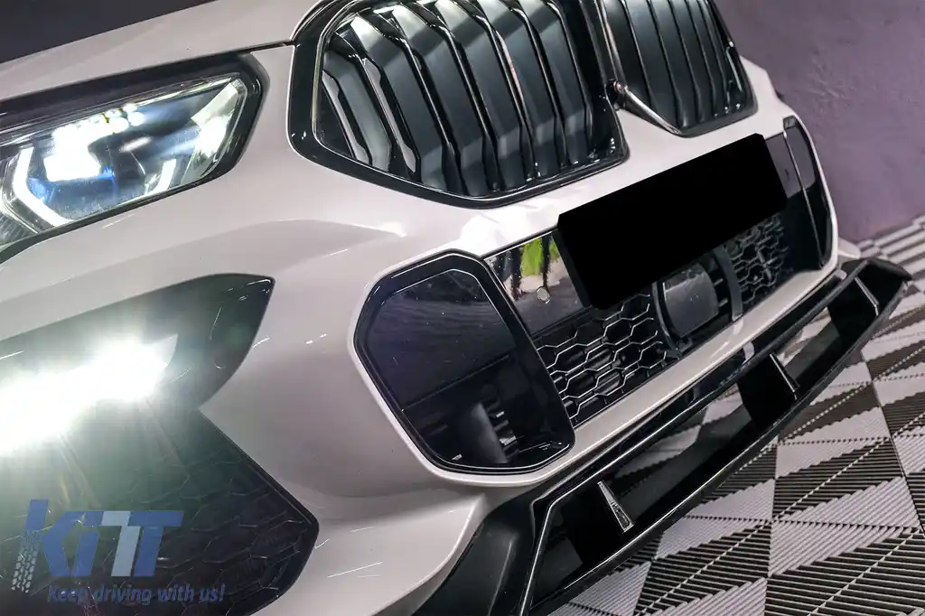 Prelungire Bara Fata compatibil cu BMW X6 G06 (2019-2023) Negru Lucios-image-6083105