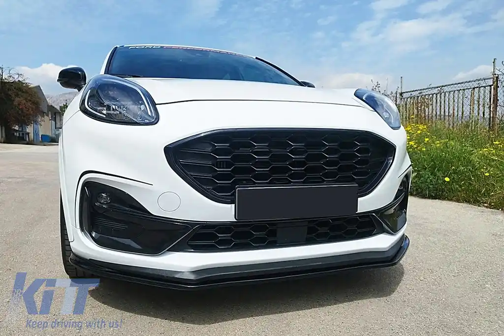 Prelungire Bara Fata compatibil cu Ford Puma ST (2019-) Negru Lucios-image-6113513