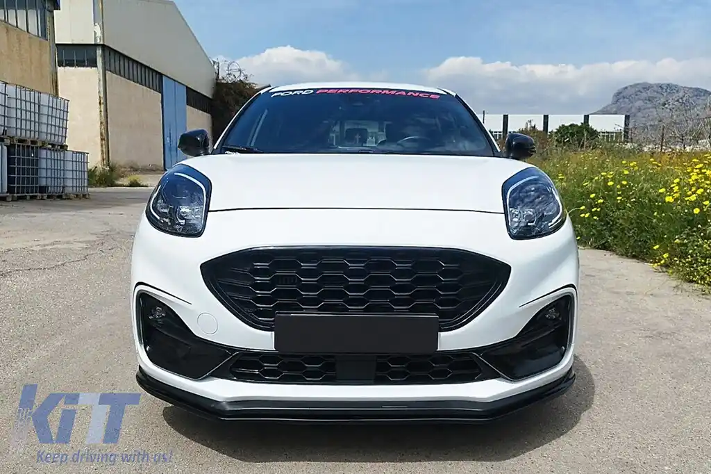 Prelungire Bara Fata compatibil cu Ford Puma ST (2019-) Negru Lucios-image-6113514