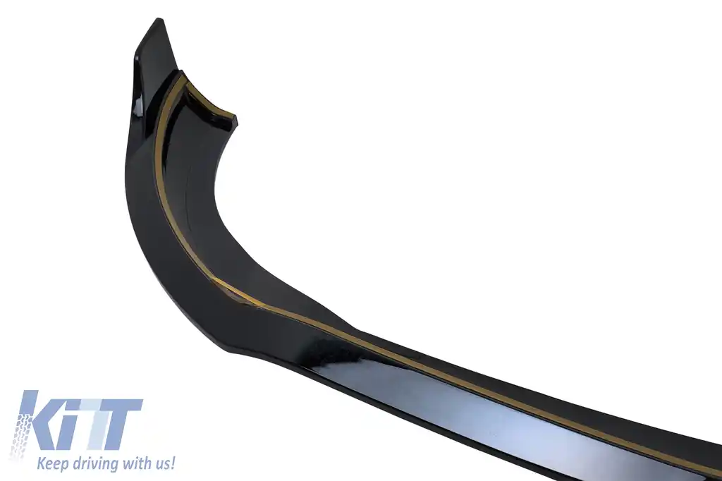 Prelungire Bara Fata compatibil cu Mercedes S-Class W223 Limousine Sport Line (2020-) Negru Lucios-image-6128193