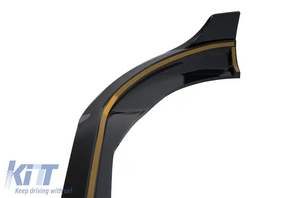 Prelungire Bara Fata compatibil cu Mercedes S-Class W223 Limousine Sport Line (2020-) Negru Lucios-image-6128194