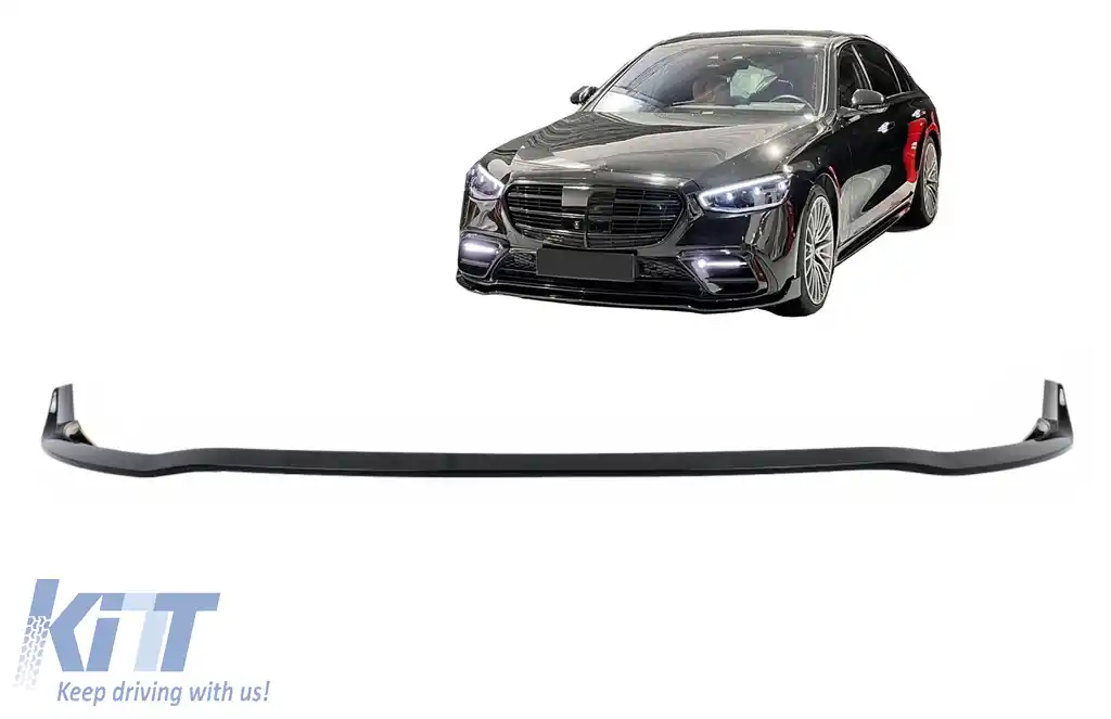 image-76-Prelungire Bara Fata compatibil cu Mercedes S-Class W223 Limousine Sport Line (2020-) Negru Lucios