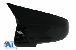 Prelungire Bara Fata cu Capace oglinzi si Difuzor compatibil cu BMW Seria 5 F10 F11 Sedan Touring (2015-2017) M-Performance Design-image-6072059