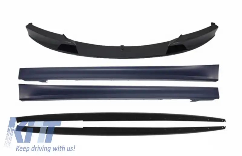 Prelungire Bara Fata cu Praguri Laterale si Extensii Add-on Lip compatibil cu BMW Seria 3 F30 F31 (2011-2018) M3 Design