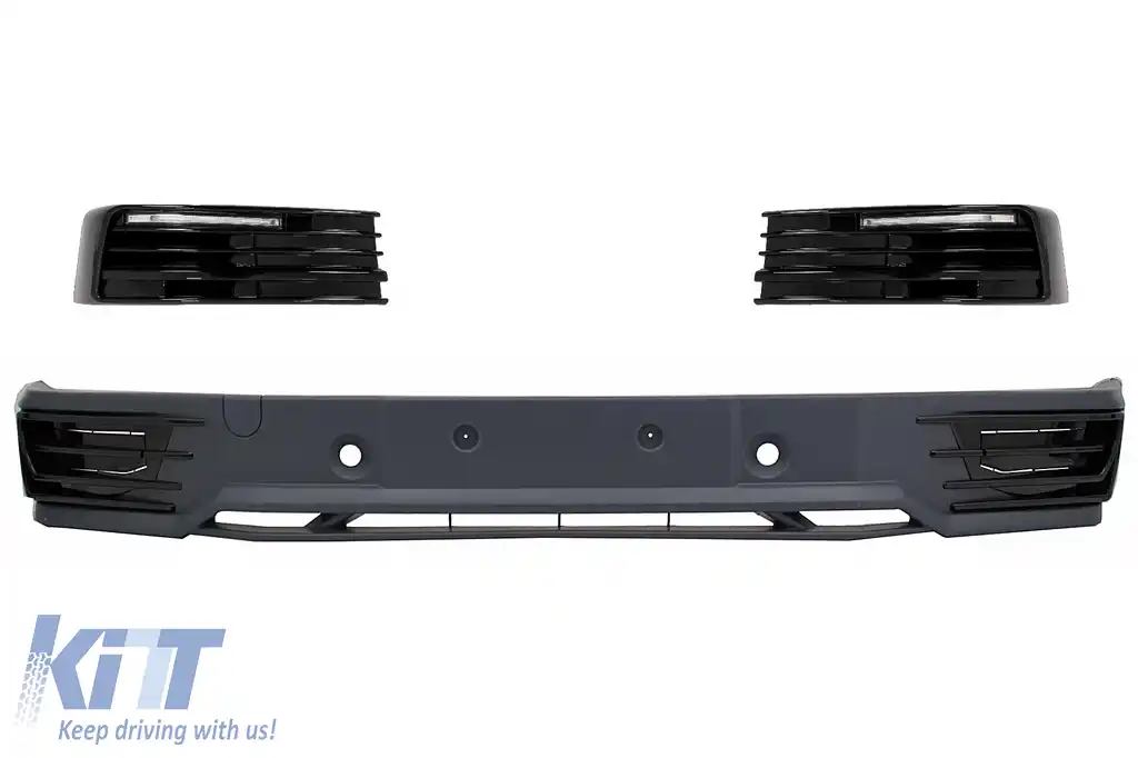 Prelungire Bara Fata Extensie Add-on cu Lumini de zi cu LED DRL compatibil cu VW Transporter T6 (2015-up)